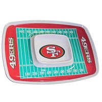 San Francisco 49ers Chip And Dip Tray Official Nfl Licensed San Francisco 49ers Chip And Dip Tray Official Nfl Licensed