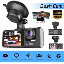 Camara De Seguridad Para Carro Auto Salpicadero Dual Vision Nocturna Dash Cam US