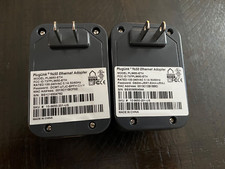 2x UTP internet 110V 220V PlugLink 9650 Ethernet Adapters by Asoka