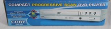 NEW COBY DVD-224 COMPACT PROGRESSIVE SCAN DVD PLAYER Open Box