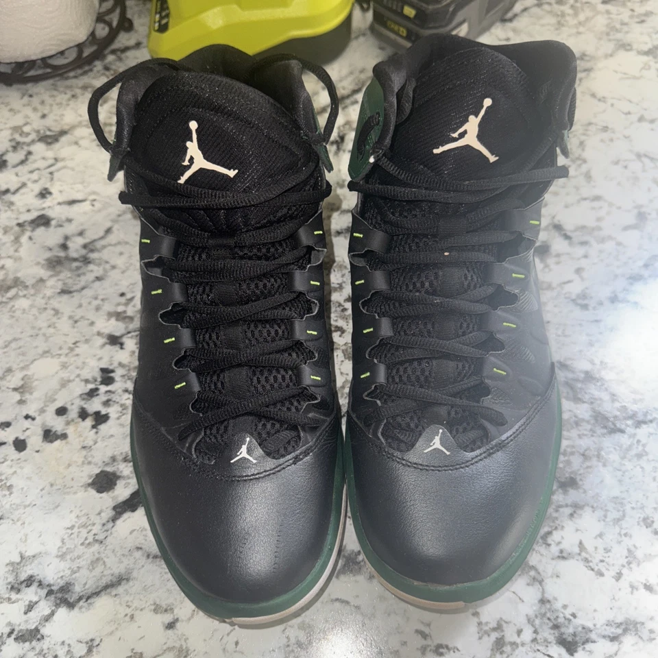 Nike Air Jordan Prime Fly Men's Basketball Shoes Black/Electric Green, Size 11.5 - Image 3 of 4