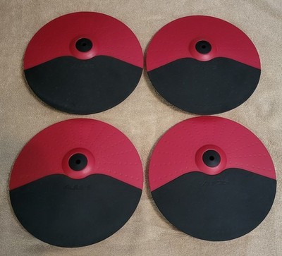 4 Alesis Nitro Mesh Red Drum Kit 10-inch Electronic Cymbal W/ Choke And Single
