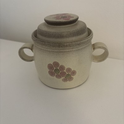 Seltene 70er Jahre Denby Gypsy Suppenschüssel mit Deckel. Tadelloser Zustand & unbenutzt