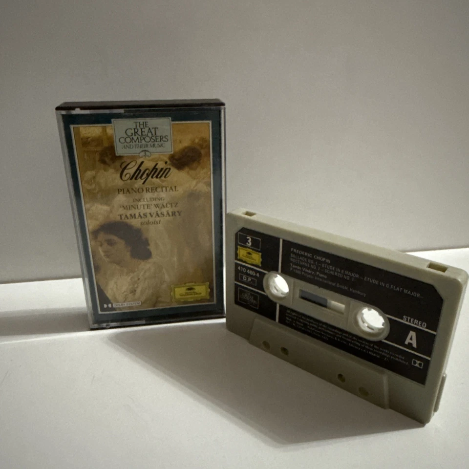 Chopin Piano Recital Tamas Vasary Soloist Audio Cassette No 3 03a - Image 3 of 3