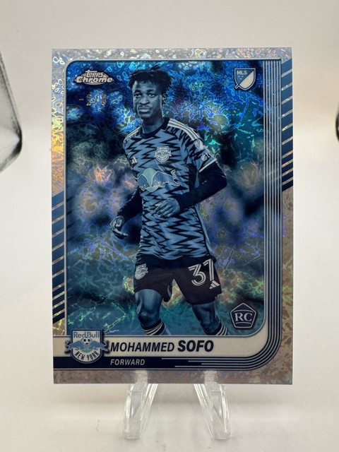 Mohammed Sofo 2025 MLS Chrome Frozenfractor -2/0 Rookie