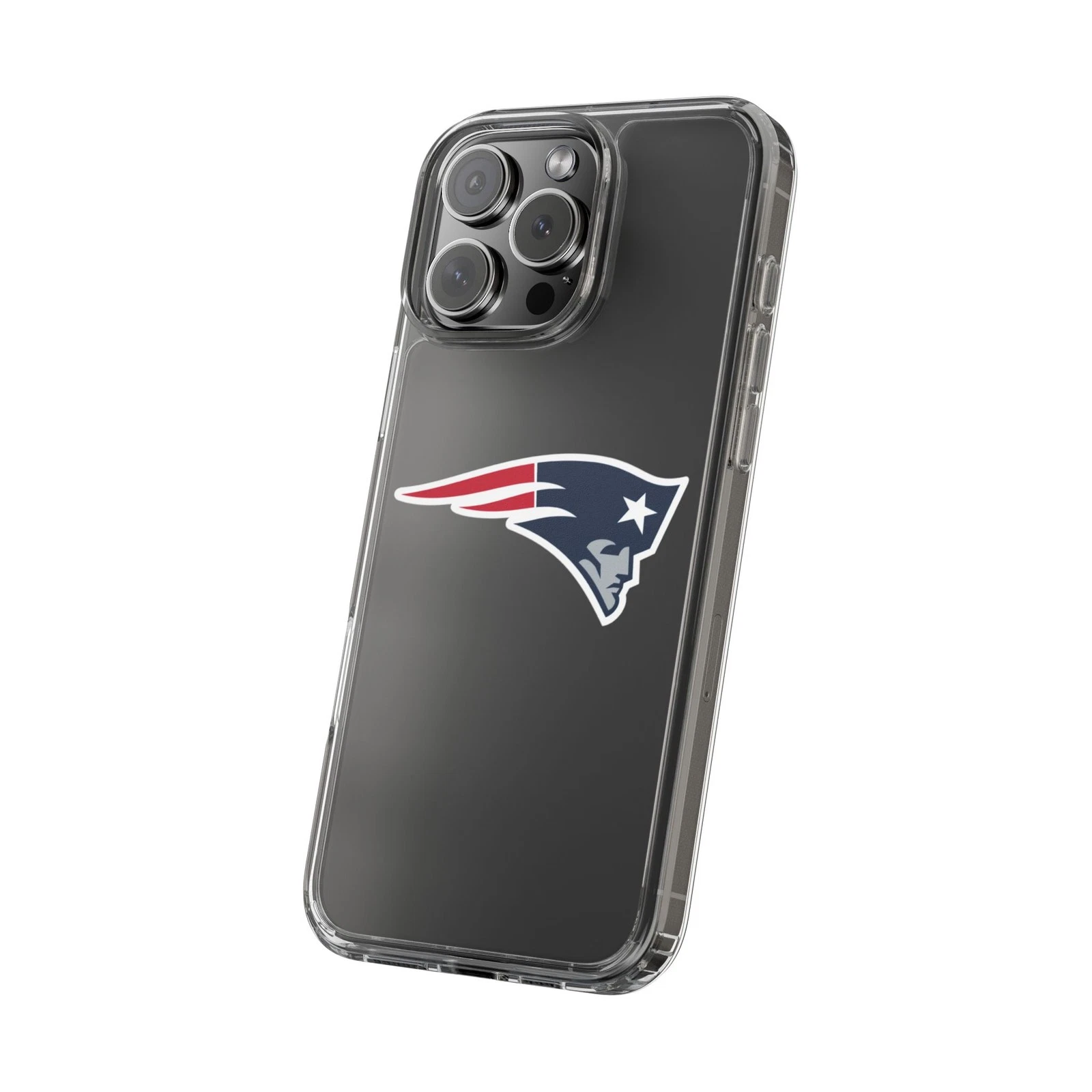 New England Patriots Clear Phone Case for iPhone