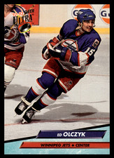 1992 Ultra Ed Olczyk #245 Winnipeg Jets NHL Hockey Base Set