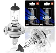 H4/9003/HB2 Halogen Headlight Bulbs, 2 PACK High Beam and Low Beam Replacemen...