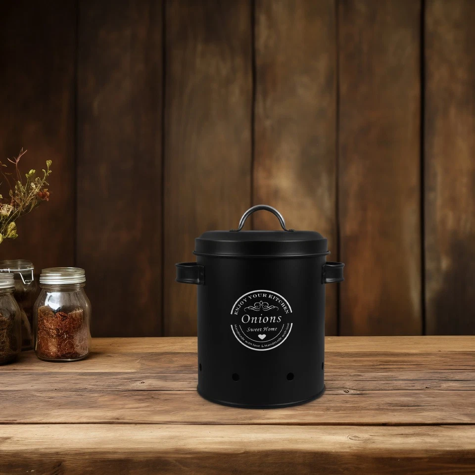  Kartoffel Box Gemüse Aufbewahrung Knoblauchbehälter Knoblauchspeicher - Bild 4 von 4