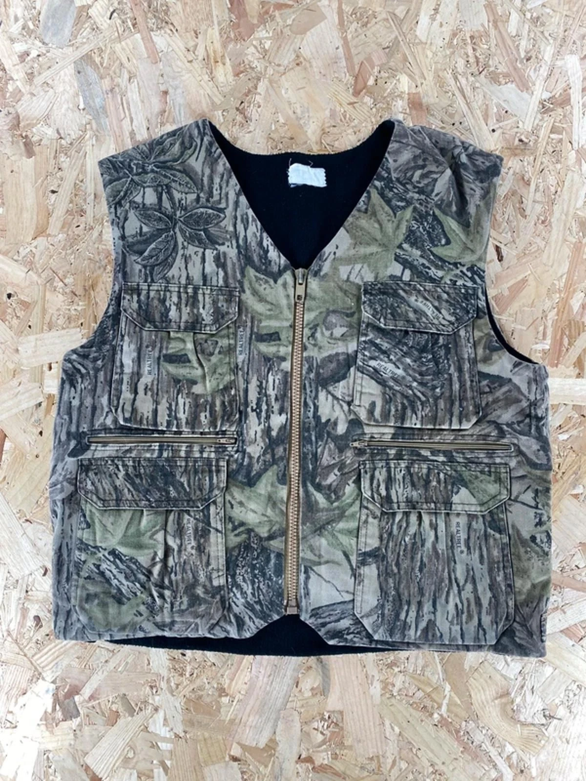 Vintage 90s Real Tree Camo Gorpcore Spartan Outdoors Fleece Lined Men’s Large