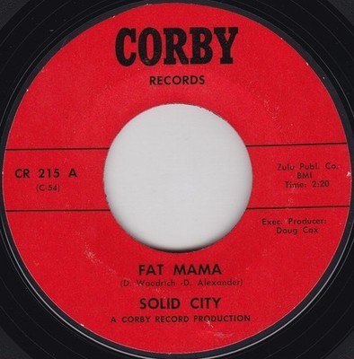 Soul / Funk--Solid City    Fat Mama / Chinese Checkers