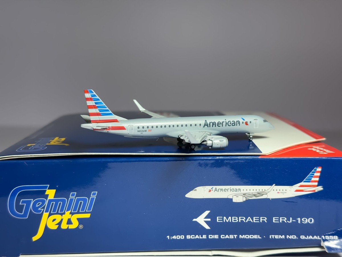 Gemini Jets 1 400 American Airlines Embraer Erj-190 N953uw