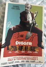 Digger Signed Cast 12x18 Photo x3 Emma D’Arcy, Jesse Plemons, Michael Stuhlbarg