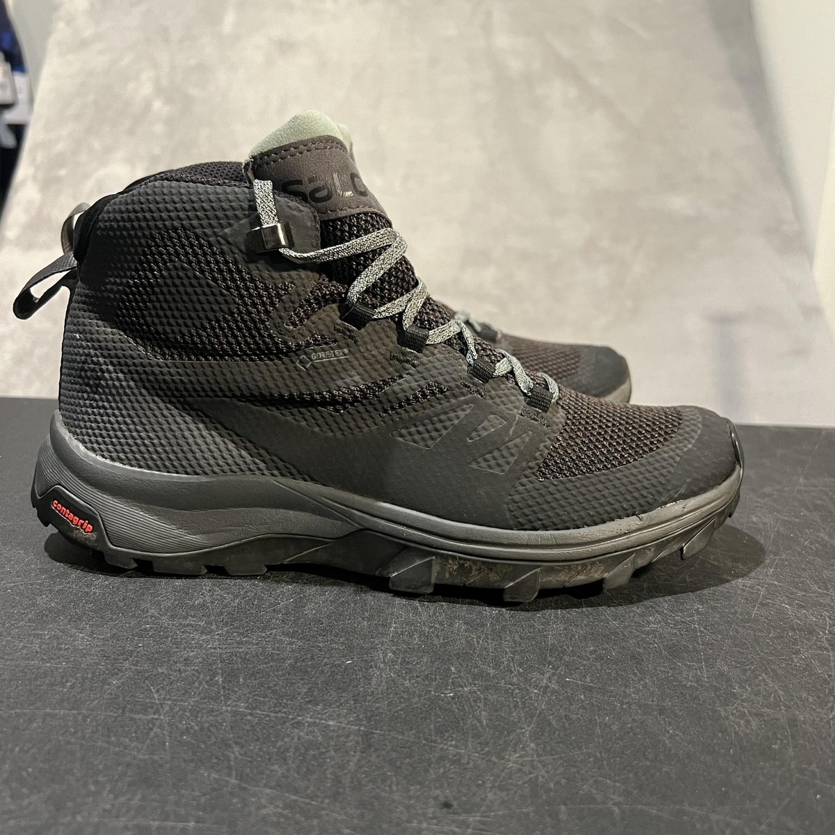 salomonカービング141ブーツ24～24.5ストック　セット Salomon Outline GTX Mid Hiking Boots Womens 9 Black Trail