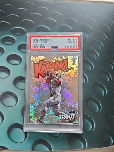 Mike Trout #K-MT 2022 Panini Absolute Kaboom card