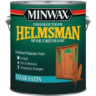 Minwax Helmsman Satin Clear Spar Urethane, 1 Gal. 13205000 Minwax Helmsman