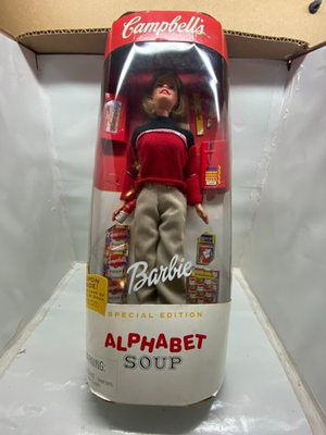 #ad #ad 1999 Campbell’s Alphabet Soup Barbie Doll Mattel 26845 NIB NRFB $9.90