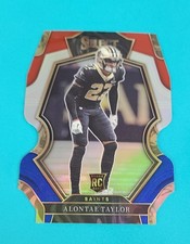 2022 Select Red Blue Prizm Die Cut RC #171 Alontae Taylor Saints FOOTBALL Card o