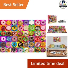Jigsaw Puzzle Donuts 1000 Pcs 27.56 x 19.69 in With Poster