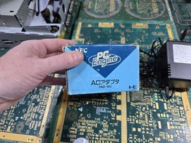 NEC PC Engine Core Grafx AC Power Adapter PAD-105 Official DC 9V 650mA w/Box-SEE