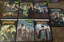Harry Potter DVD Lot Of7 Partially Sealed