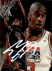 Shaquille O'Neal Signed 1994-95 Fleer Flair Team USA NBA Card Auto Magic SHAQ
