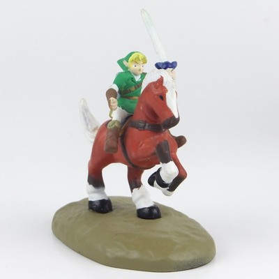 #F13-180 Kabaya 1998 Legend Of Zelda Link Und Epona Mini Figur Vintage