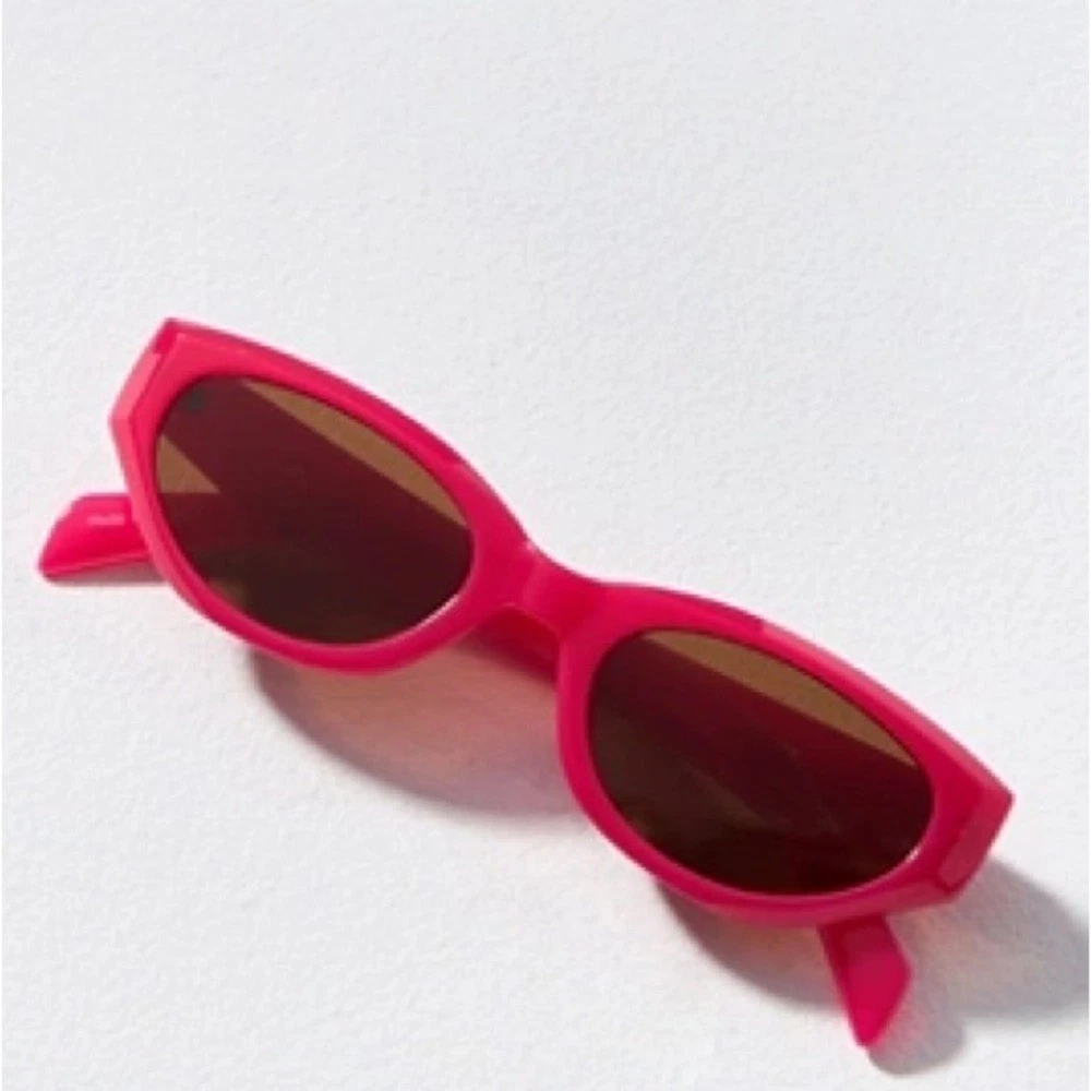 New Eyeking x Anthropologie Butter Cateye cat eye sunglasses in pink Eyeking Butter Cateye Sunglasses | Anthropologie main image 3