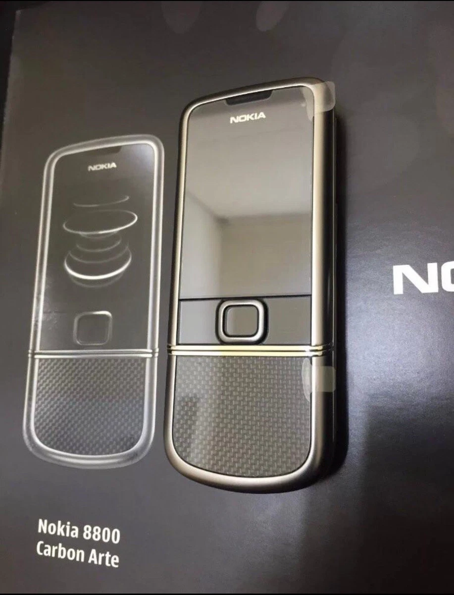 Nokia 8800 Carbon Arte – Titane Et Carbone – Téléphone Luxe Reconditionné (UMTS/OLED)