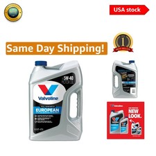 Valvoline European Full Synthetic 5W-40 Motor Oil 5 Quart for Engine Excellence 48.57 per gallon