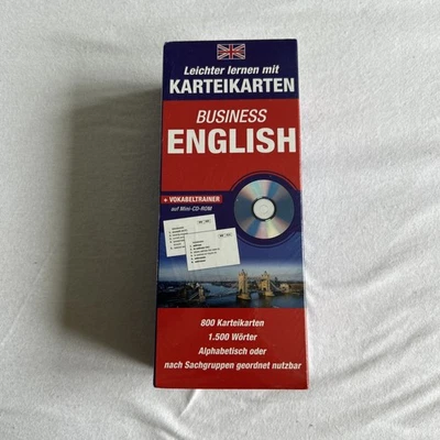 Karteikarten Business Englisch inkl. Mini Audio CD Neu/Sealed - Bild 1 von 3