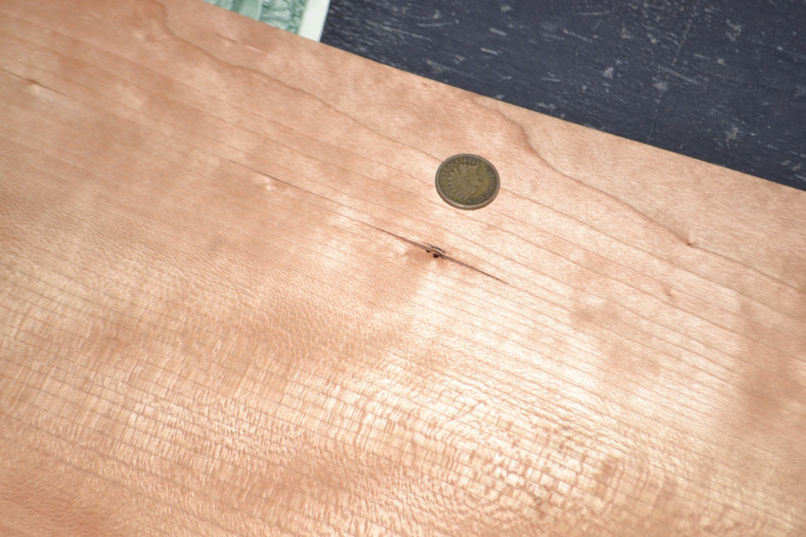 Cherry Raw Wood Veneer Sheet 7 x 24 inches 1/42nd      BLEMISHED         2309-70