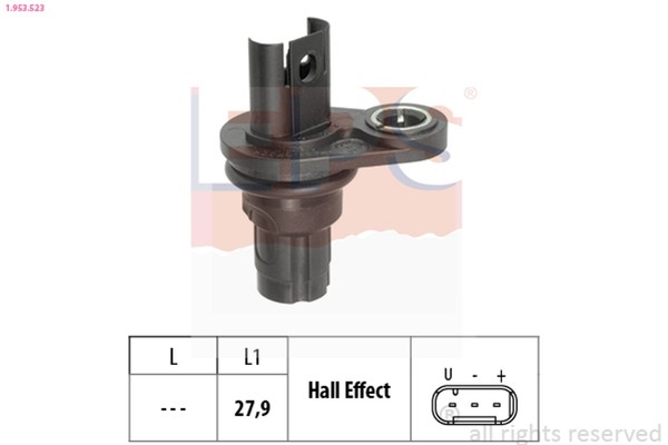 Nockenwellensensor Hallgeber ZüNdimpulsgeber EPS 1.953.523 FüR X3 BMW X5 E83 X6-image