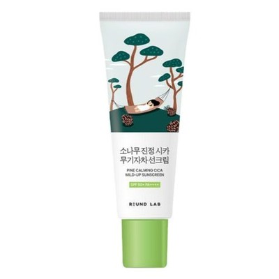 [ROUND LAB] Pine Calming Cica Mild Up Sunscreen - 40ml (SPF50+ PA++++)