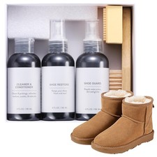 Toney Outdoors Shoe Cleaner Kit,Suede Kit with Medium, White