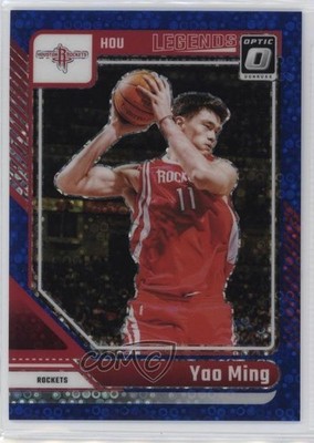 2024-25 Panini Donruss Optic Legends Fast Break Blue Prizm /49 Yao Ming HOF 04br