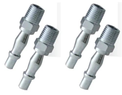 1/4" BSP Male Air Line Connector Set of 4 Male to Male Couplings/Adaptors