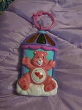 Rare 2004 New Old Stock Play Along Care Bears Love-a-lot Bear Musical Carousel
