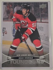 2011-12 UPPER DECK YOUNG GUNS ADAM HENRIQUE RC NJ DEVILS JUMBO #YG9