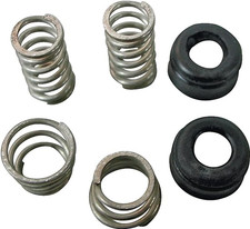 Single-Lever Faucet Seat and Spring Repair Kit - 6-Piece Stainless Steel and Rub