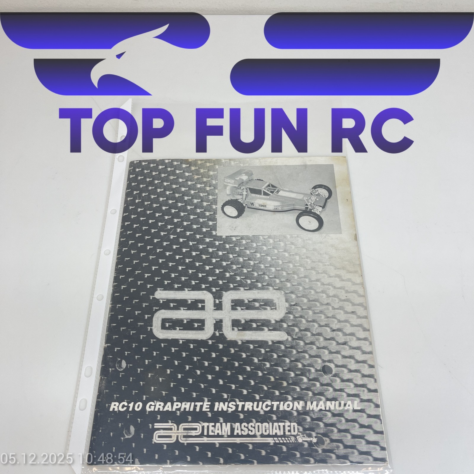 TEAM ASSOCIATED RC10 GRAPHITE INSTRUCTION MANUAL RARE!