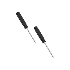 2PCS Mini Phillips Screwdriver, 2.5mm Cross Head with Black Non-slip Handle f...