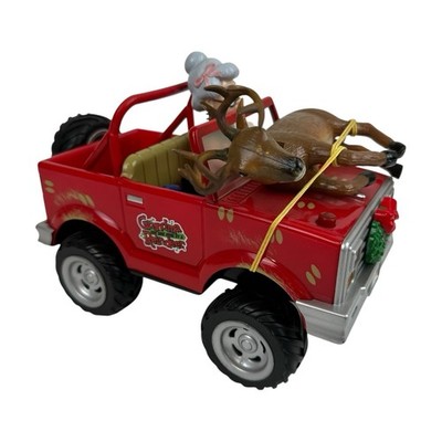 Grandma Got Run Over Reindeer Truck Toy Gemmy Musical Christmas Works
