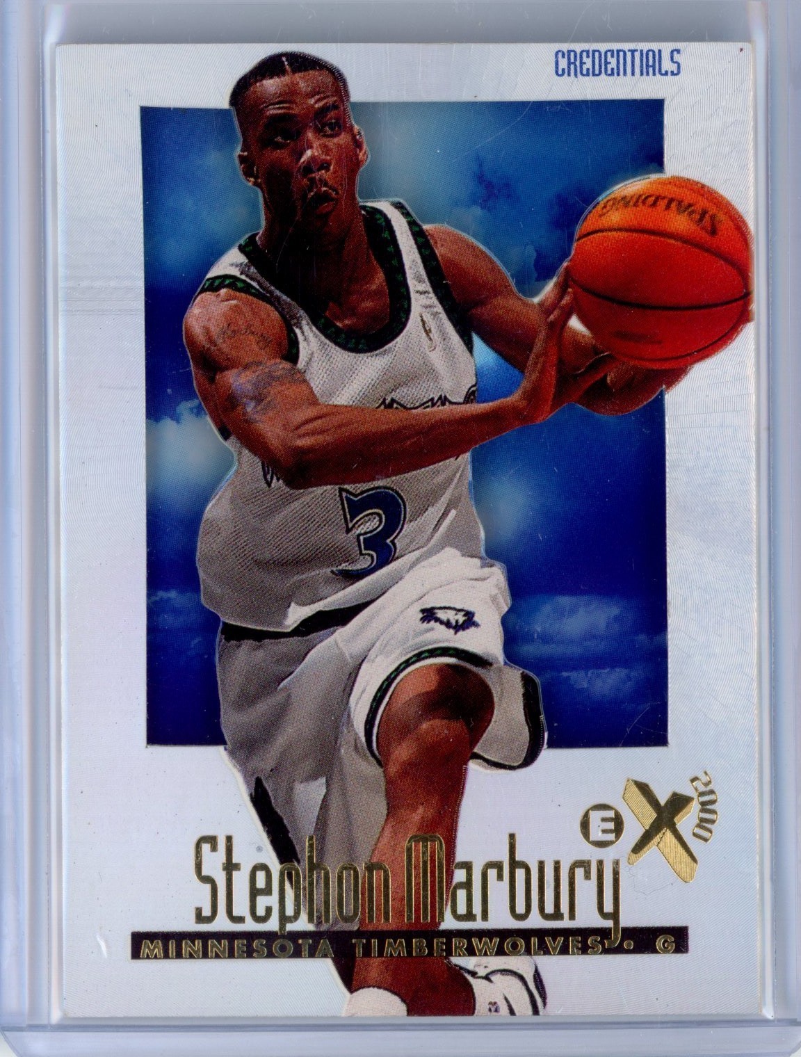 1996-97 Skybox EX-2000 STEPHON MARBURY RC /499 Credentials #42 WOW Insane! J446