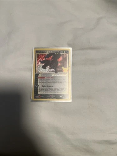 Pokemon Umbreon Gold Star 17/17 Holo Rare Celebrations: Classic Collection NM