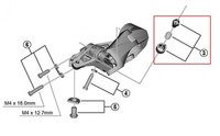 Shimano Kabel-Einstellschraube FüR RD-R7000 - PräZise Schaltfeineinstellung