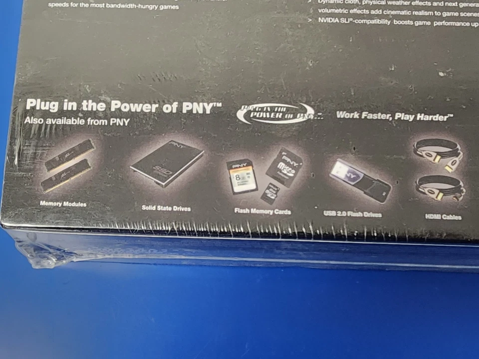 PNY NVIDIA GeForce 9800 GT 1024 MB GDDR3 (FACTORY SEALED) 1024 MB DVI DVI S-VIDE - Image 4 of 4