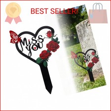 Heart Memorial Plaque Grave Marker for Cemetery,Memorial Grave Markers Cemetery