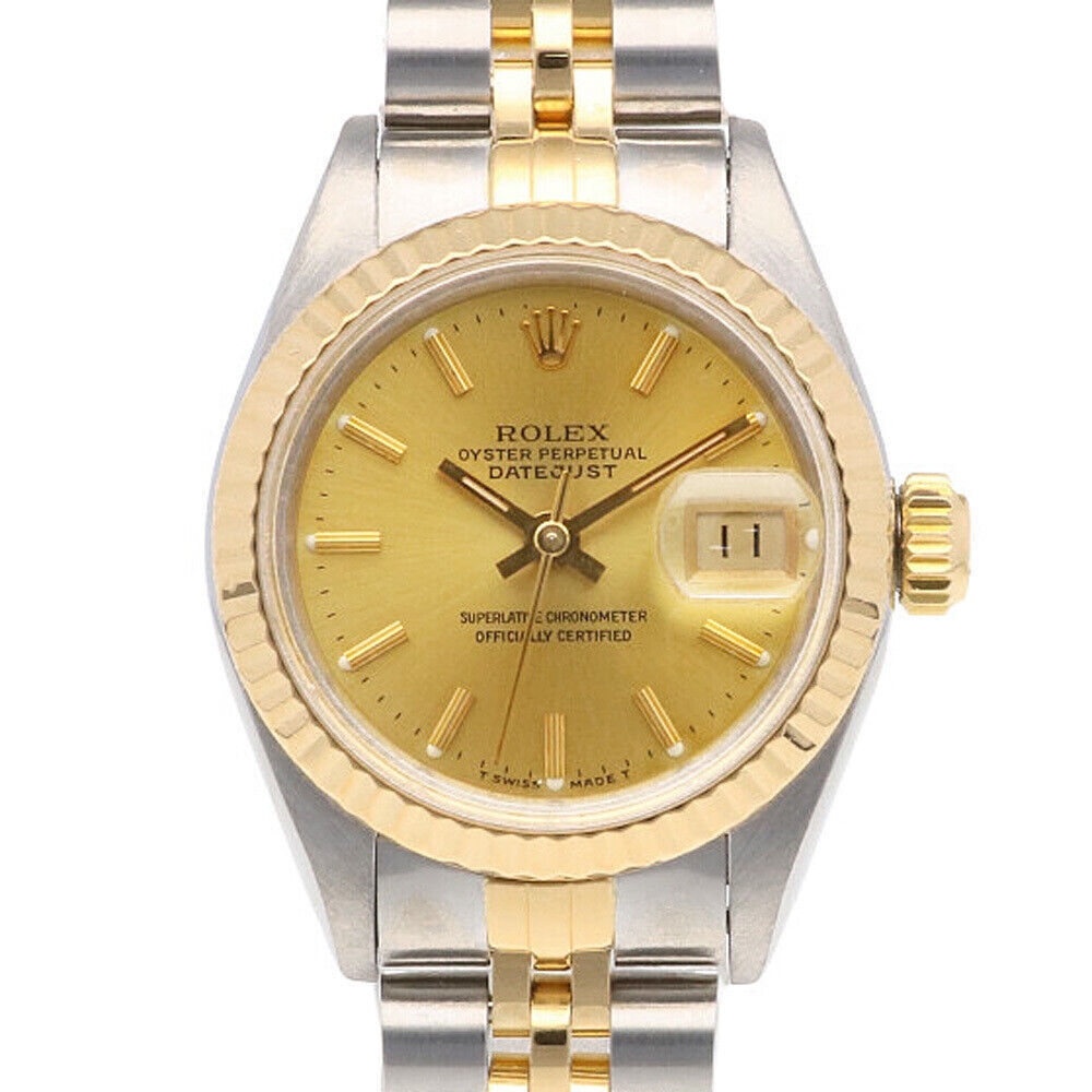 Rolex+Datejust+Champagne+Unisex+Adults+Watch++69173 for sale online eBay