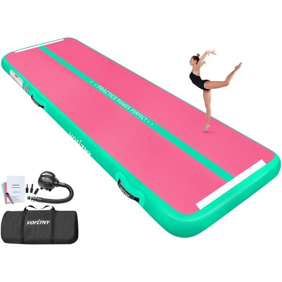 Durable Non-Slip Inflatable Gym Mat 10ft - Perfect for Home & Outdoor Training